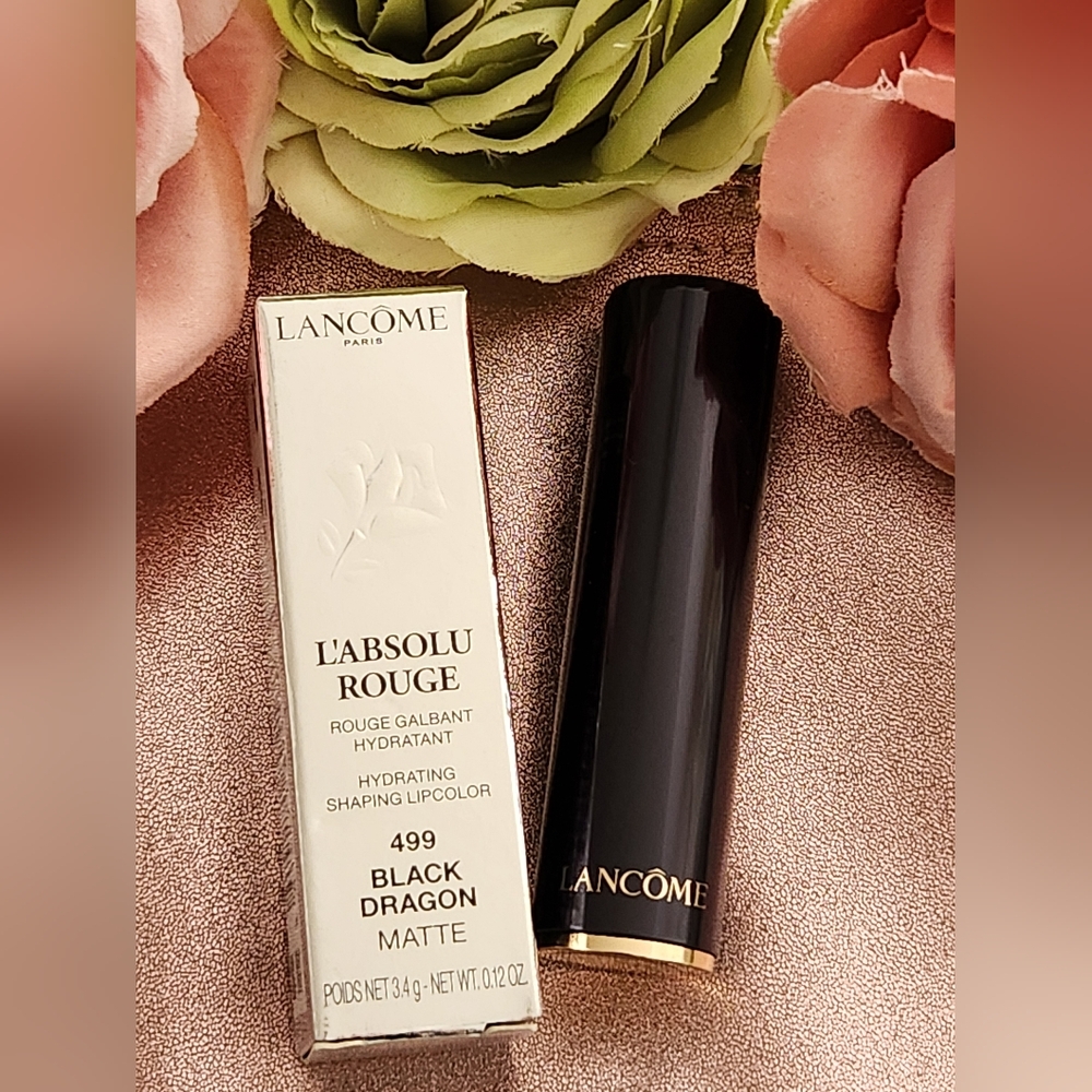 Lancôme L'Absolu Rouge Hydrating Shaping Lipcolor 499 BLACK DRAGON MATTE